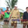 Maesyal Rasyied Tinjau Lokasi Banjir di Pasar Kemis