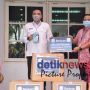 Zaki Terima Bantuan 4000 Masker Dari Indomart