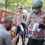 Kapolresta Tangerang Bagikan Masker Sambil Olahraga