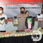 Satresnarkoba Polrestabes Surabaya Amankan 8 Kurir dan Ratusan Kilogram Narkoba