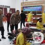 Polres Kediri Kota di HUT Satpam ke-42 Gelar Donor Darah