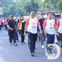 Polres Bojonegoro di HUT Bhayangkara ke-77 Gelar Jalan Santai Bersama Forkopimda