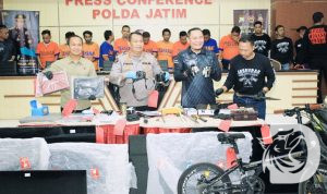 Jatanras Polda Jatim mengamankan 7 pelaku Bobol Rumah dan 3 Residivis Curanmor