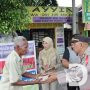 Jum’at Berkah, Polres Nganjuk Bagikan Nasi Bungkus ke Tukang Becak dan Pedagang Asongan