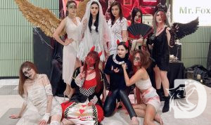 Nine Ladies Community Surabaya saat merayakan Halloween