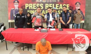 Polisi amankan tersangka beserta barang buktinya