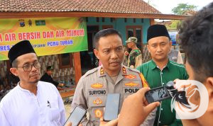Kapolres Tuban AKBP Suryono bersama pengurus PCNU Tuban