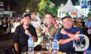 Wakapolres Gresik Kompol Erika Purwana Putra saat malam Anugerah Giri Pancasuar Award (GPA) 2023 di Bandar Grisse, Gresik