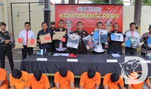 Satreskrim Polres Tulungagung amankan 8 tersangka beserta barang buktinya