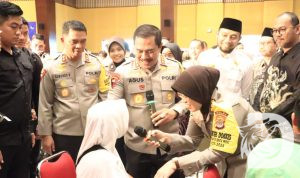 Wakapolri sosialisasi Pemilu Damai 2024 saat kegiatan Bhakti Kesehatan