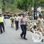 Kamseltibcar Lantas, Upaya Polres Pacitan Antisipasi Bahaya Longsor Jalur Pacitan Ponorogo