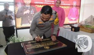 Kapolres Tulungagung AKBP Teuku Arsya Khadafi resmikan gedung Tantya Sudhirajati