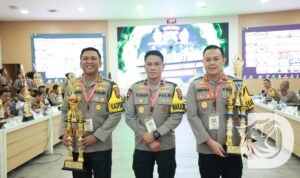 Kapolres Gresik AKBP Adhitya Panji Anom Raih Juara 2 Satwil se-Jatim Aplikasi Siap Semeru