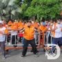 Flashmob PKS, Sehat Bareng 500 Kader Kota Surabaya