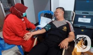 Polres Nganjuk gelar Donor Darah bantu penuhi stok PMI