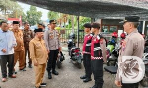 Kapolres Situbondo AKBP Dwi SR dan Forkopimda cek gudang logistik KPU