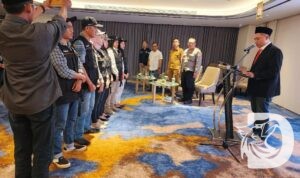 Ketua Panwascam Sukomanunggal melantik 286 PTPS