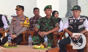 Kapolres Nganjuk AKBP Muhammad hadiri Apel Siaga Pengawasan Pemilu