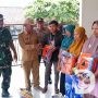 Polres Tulungagung Beri Bansos ke Warga Desa Tanggung Terdampak Bencana Alam