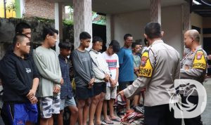 Polres Mojokerto Kota amankan remaja diduga perang sarung