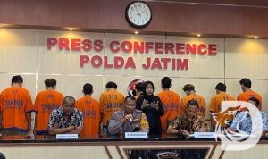 Subdit III Jatanras Ditreskrimum Polda Jatim berhasil mengamankan 9 pelaku Curanmor