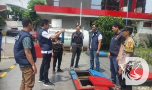 Satreskrim Polres Tanjung Perak sidak SPBU Surabaya Utara