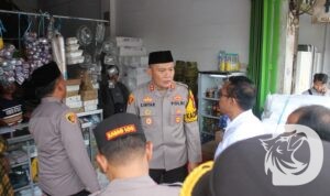 Kapolres Bondowoso AKBP Lintar Mahardhono sidak gas LPG 3kg