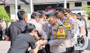 Kapolres Nganjuk AKBP Muhammad Gelar Halal Bihalal