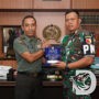 Courtesy Call Dandenpom V/4 ke Danrem 084/BJ, Dalam Rangka HUT ke-78 Polisi Militer Angkatan Darat 2024