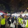 Polres Nganjuk Terjunkan Tim Patroli Polwan di Pengamanan Pesta Rakyat dan Bazar UMKM