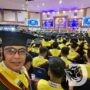Lulus S2 Ilmu Kepolisian, Prof Oscarius Wisuda Predikat Cumlaude di Unair