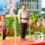 Tingkatkan Kamseltibcarlantas, Kapolres Gresik Pimpin Apel Gelar Pasukan Operasi Zebra Semeru