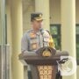 Polres Nganjuk Gelar Upacara Kenaikan Pangkat Pengabdian dan Beri Penghargaan Anggota Berprestasi