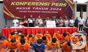 Polres Pelabuhan Tanjung Perak menuntaskan ribuan kasus di tahun 2024