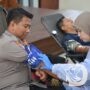 Polres Gresik Gelar Donor Darah di HUT Satpam ke-44