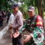 Hujan Deras di Probolinggo, TNI Polri dan Warga Bersihkan Sisa Material Banjir