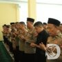 Polres Gresik Sholat Ghaib untuk Tiga Personil Gugur di Lampung