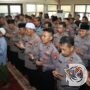 Polres Tanjung Perak Sholat Gaib untuk Tiga Personel Way Kanan Lampung