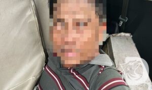 Tersangka diamankan Polisi beserta barang buktinya
