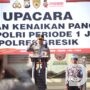 Polres Gresik Gelar Upacara Korp Raport Kenaikan Pangkat 58 Anggota