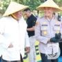 Polres Gresik dan Santri Tanam Jagung, Wujud Jaga Ketahanan Pangan Nasional