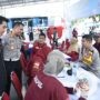Sambut HUT Lalulintas ke-70, Polres Gresik Gelar Donor Darah dan Pasar Murah