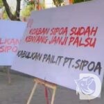 Proyek Royal Business Ruko, korban menunggu 15 tahun tidak terealisasi, korban demo menuntut PT Sipoa dipailitkan