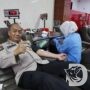 Peringati HUT Humas Polri ke-74, Polda Jatim Gelar Baksos Donor Darah