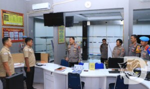 Wakapolda Jatim Brigjen Pol Pasma Royce cek pelayanan SPKT Polres Ngawi