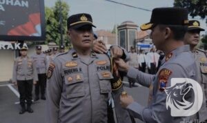 Kapolres Kediri Kota AKBP Anggi Saputra Ibrahim Kukuhkan Pamapta