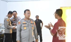 Kapolres Madiun Kota AKBP Wiwin Junianto meninjau langsung kesiapan Satuan Pelayanan Pemenuhan Gizi