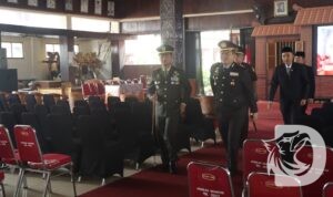 Kapolres Nganjuk AKBP Henri Noveri Santoso saat peringatan Sumpah Pemuda