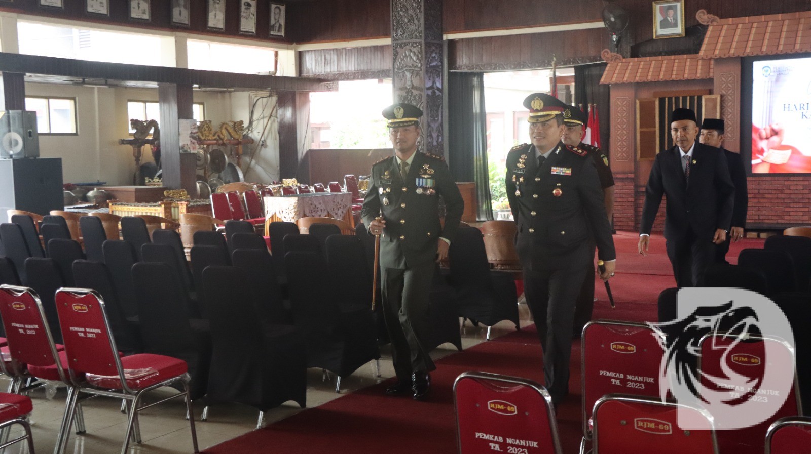 Kapolres Nganjuk AKBP Henri Noveri Santoso saat peringatan Sumpah Pemuda