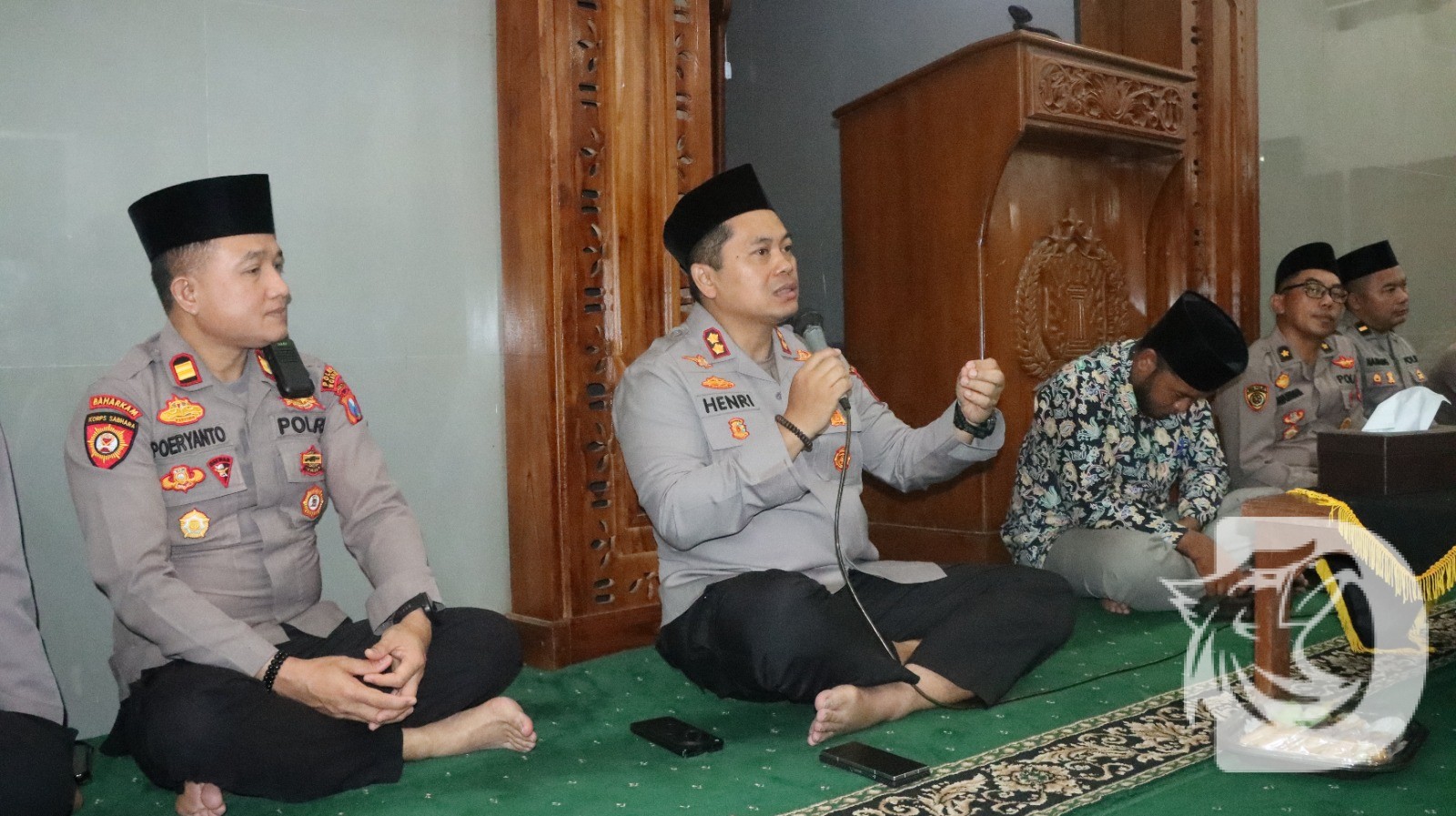Polres Nganjuk Gelar Binrohtal